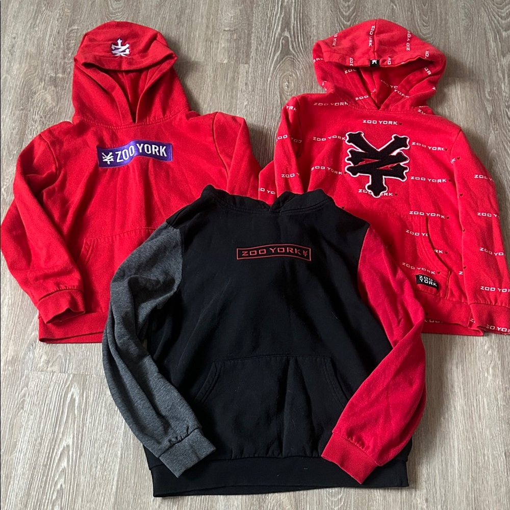 Three Zoo York Hoodies